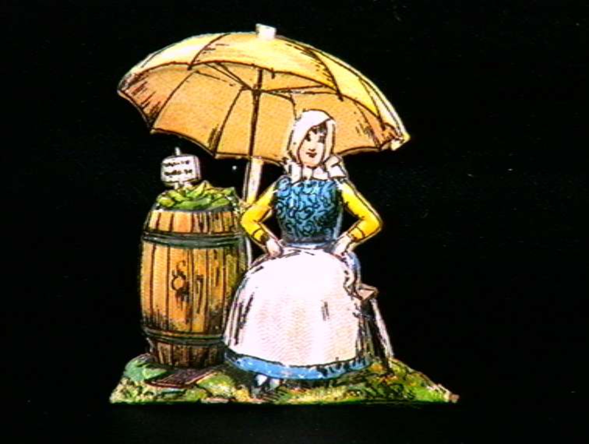 Figur i eske, papirdukketeater, 28 deler
