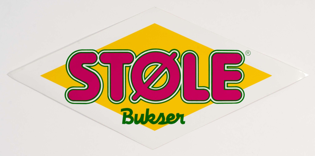 Klistremerke med logo for Støle bukser