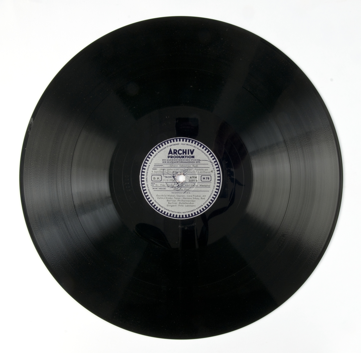 7 stk 78-plater med klassisk musikk
Johann Sebastian Bach