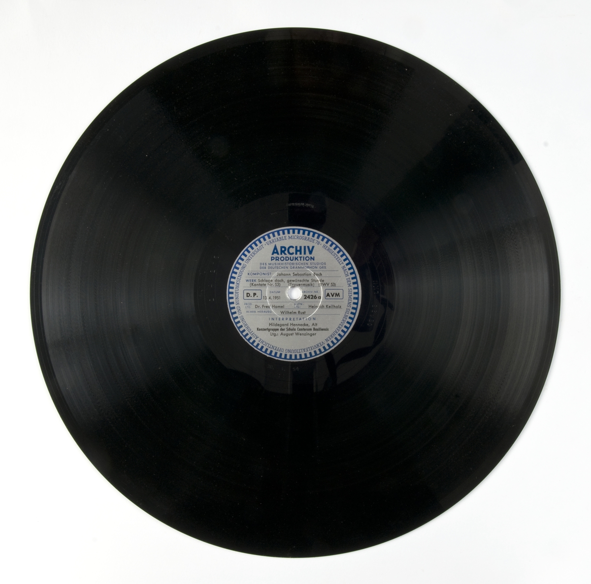 7 stk 78-plater med klassisk musikk
Johann Sebastian Bach
