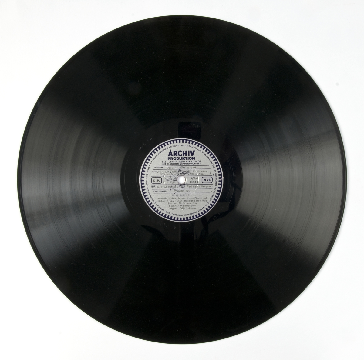 7 stk 78-plater med klassisk musikk
Johann Sebastian Bach