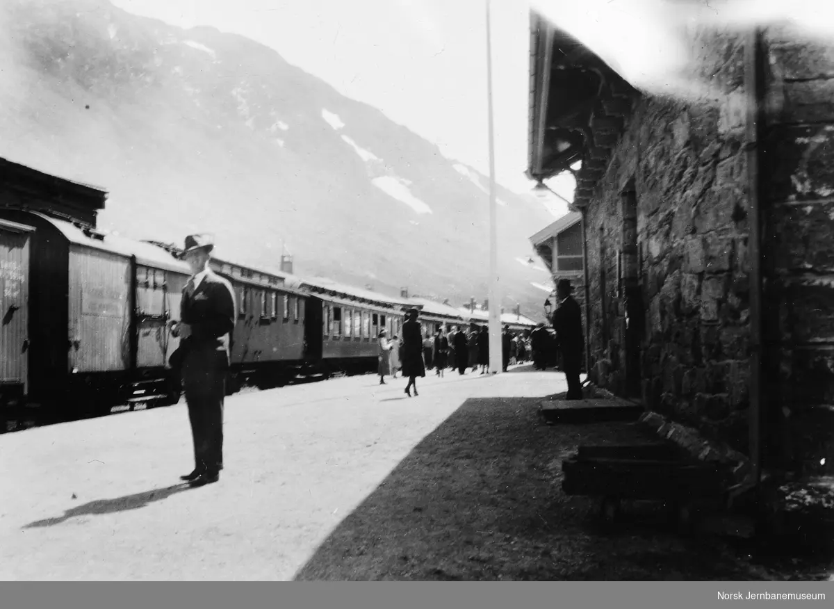 Persontog på Myrdal stasjon