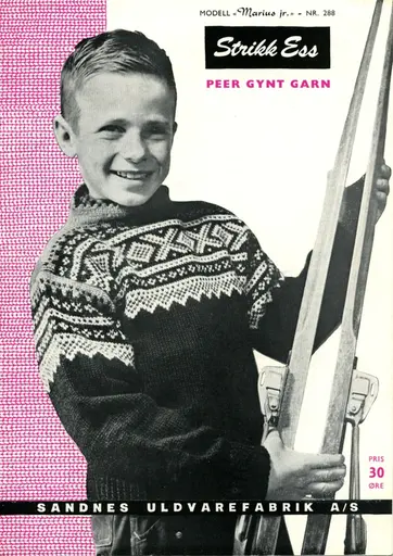Strikkende plagg designet av Unn Søiland Dale