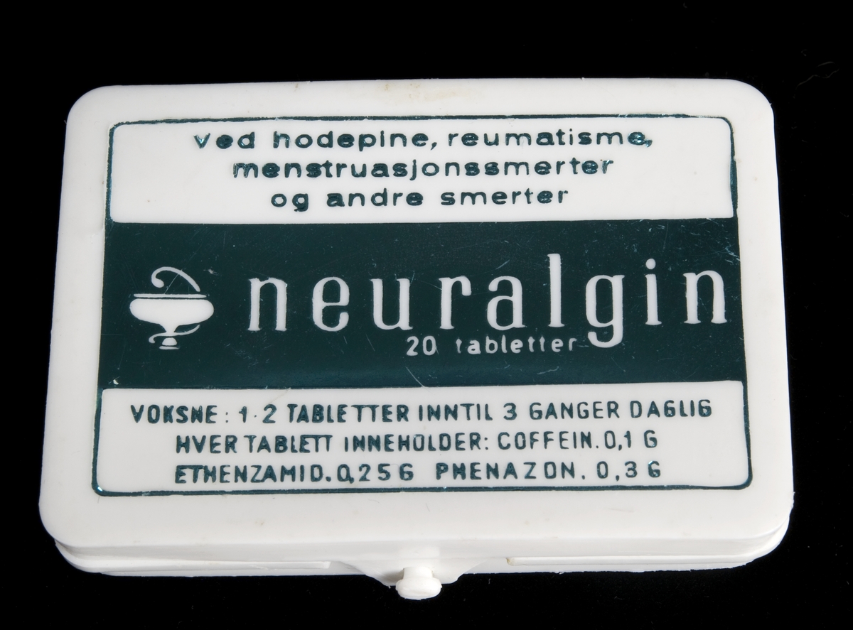 Tabletteske med logoen til Norges Apotekerforening.