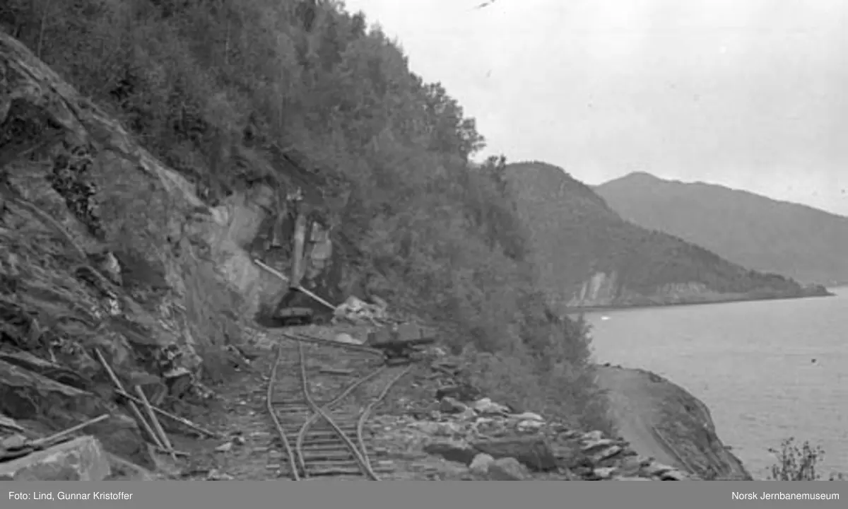 Nordlandsbaneanlegget : nordre forskjæring til Blånakken tunnel