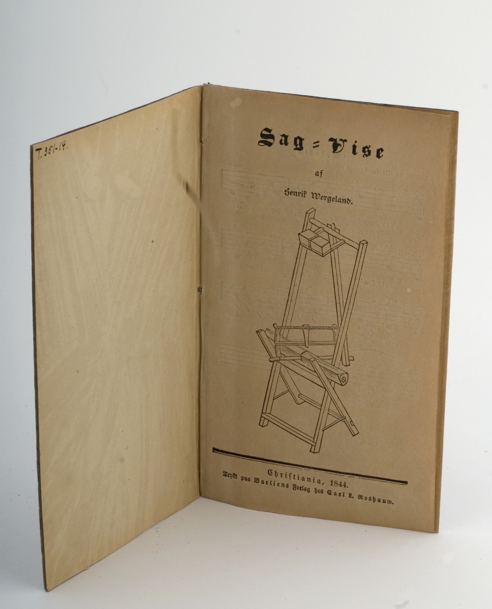 Konserveringsrapport:" Bind = shirtingrygg + maskinmarmorert ".