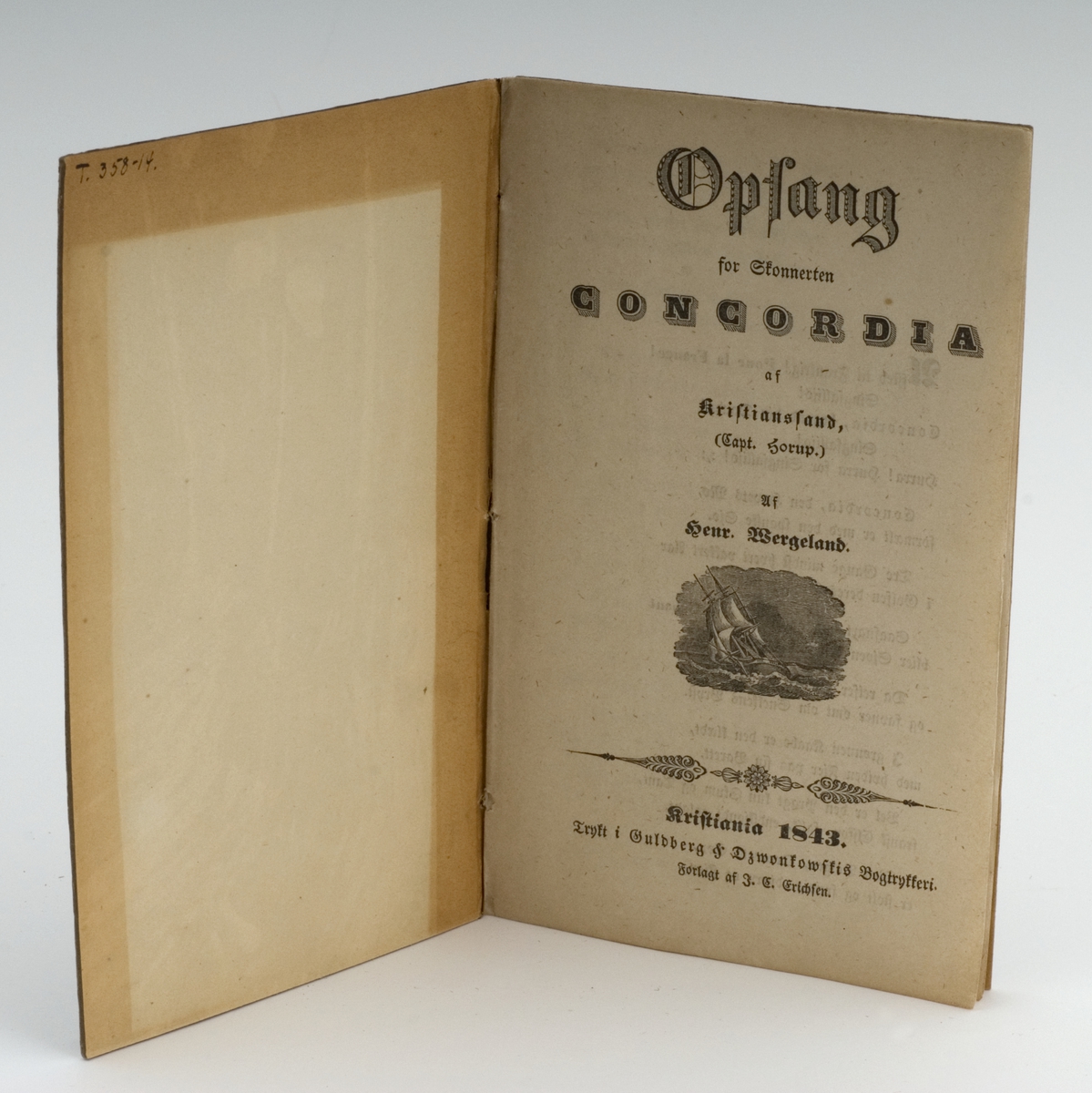 Konserveringsrapport:" Bind = shirtingrygg + maskinmarmorert ".