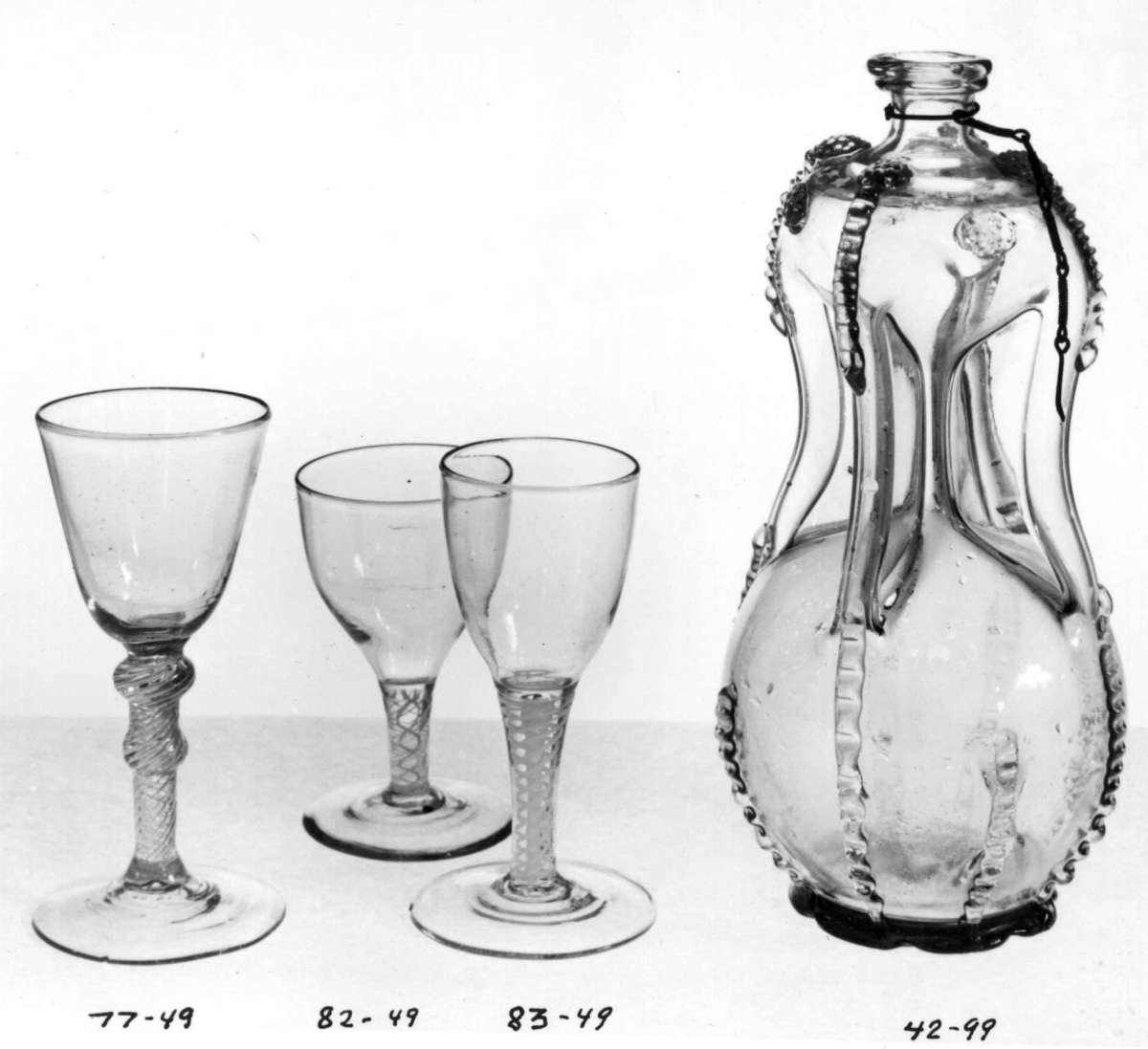 Drammekaraffel og glass