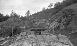 Nordlandsbaneanlegget : anleggsarbeid ved Sørstrupen