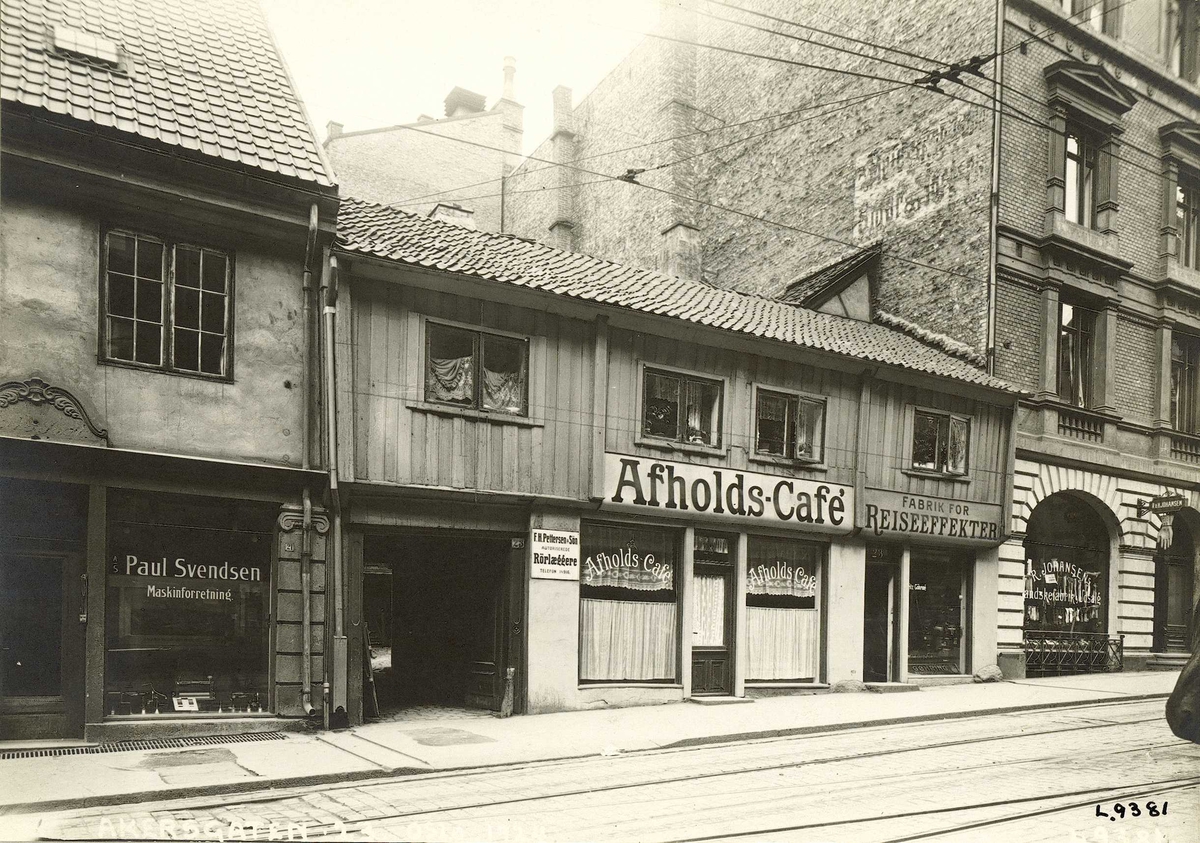 Akersgata 23, Oslo. Gatebilde.