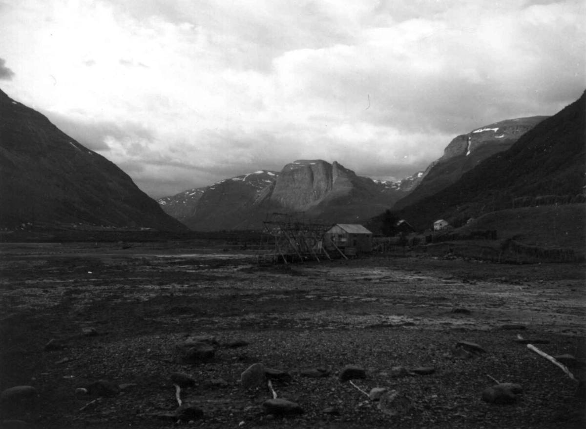 Overiktsbilde over Manndalen, 1955.