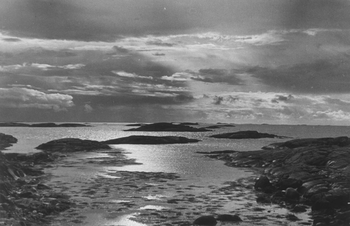 Utsyn over skjærgården et sted på Sørlandet.