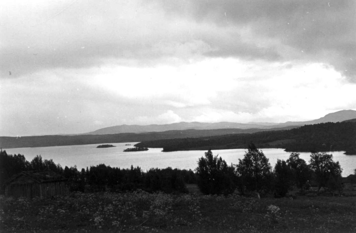 Oversiktsbilde fra Rian, Røros 1938.