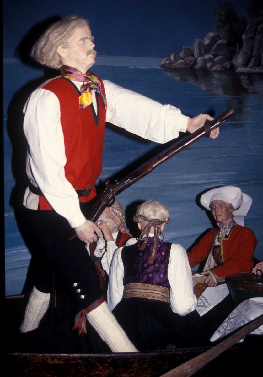 Fra utstillingen "Jakten på det norske" på Norsk Folkemuseum 1997.

