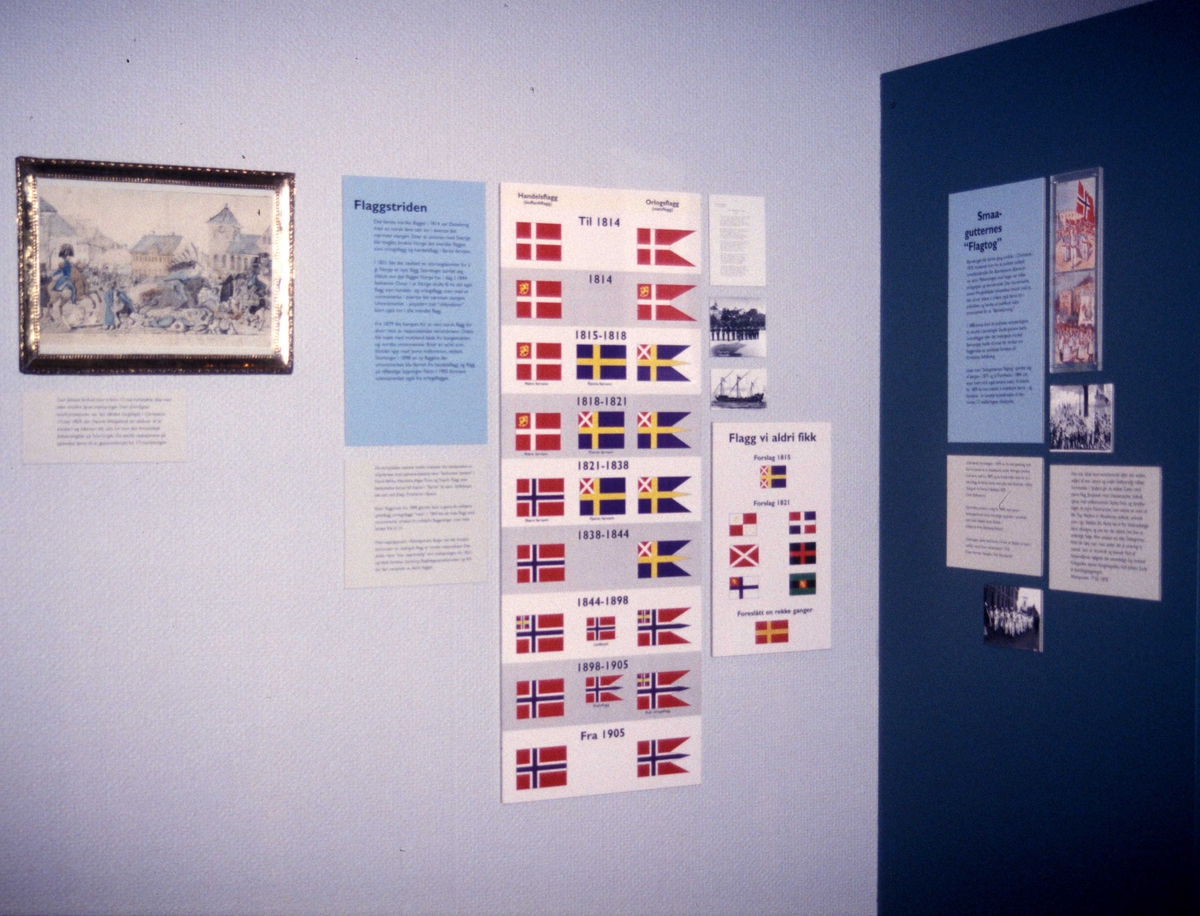 Fra utstillingen "Jakten på det norske" på Norsk Folkemuseum 1997.


