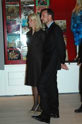 Åpningsdagen for utstillingen "Nordmenn og Svensker" Kronpri