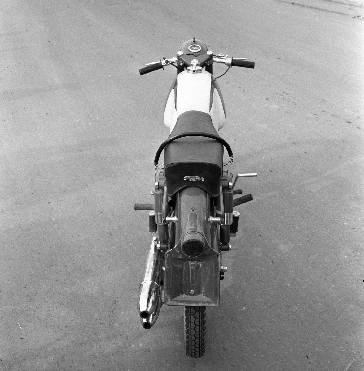 Serie. Gilera motorsykkel. Fotografert april 1959.