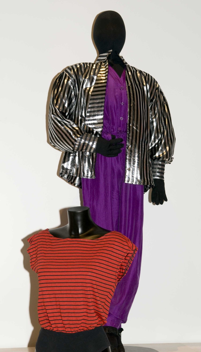 En serie med bilder fra utstillingen "Back to the 80s".