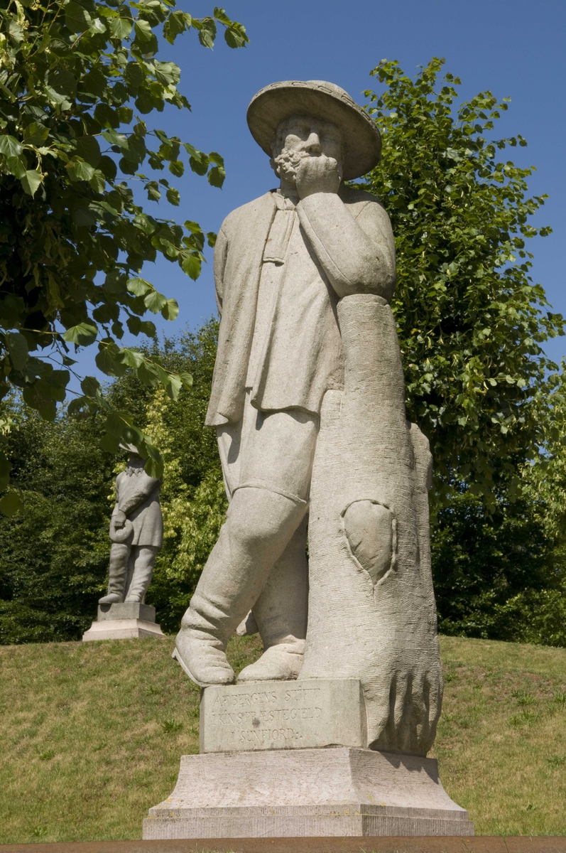 Mand fra Kinn. Nordmandsdalen ved Fredensborg Slot, Danmark.