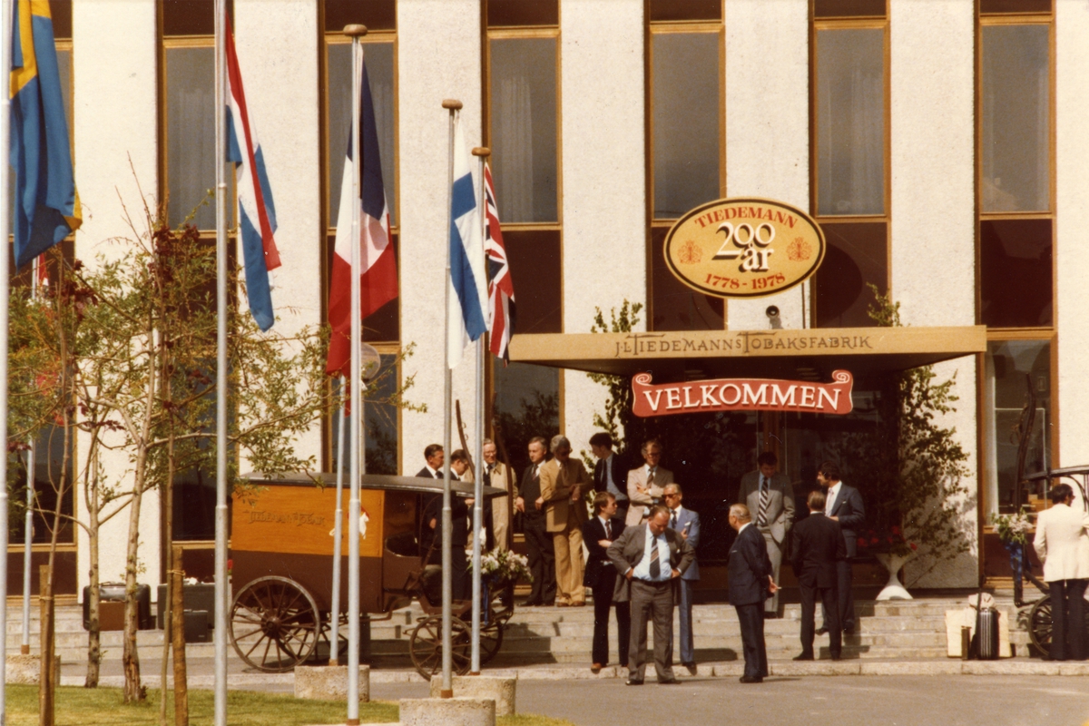 Tiedemanns Tobaksfabriks 200-årsjubileum i 1978.