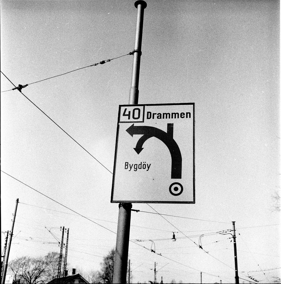 Trafikkskilt, Drammen, Oslo.