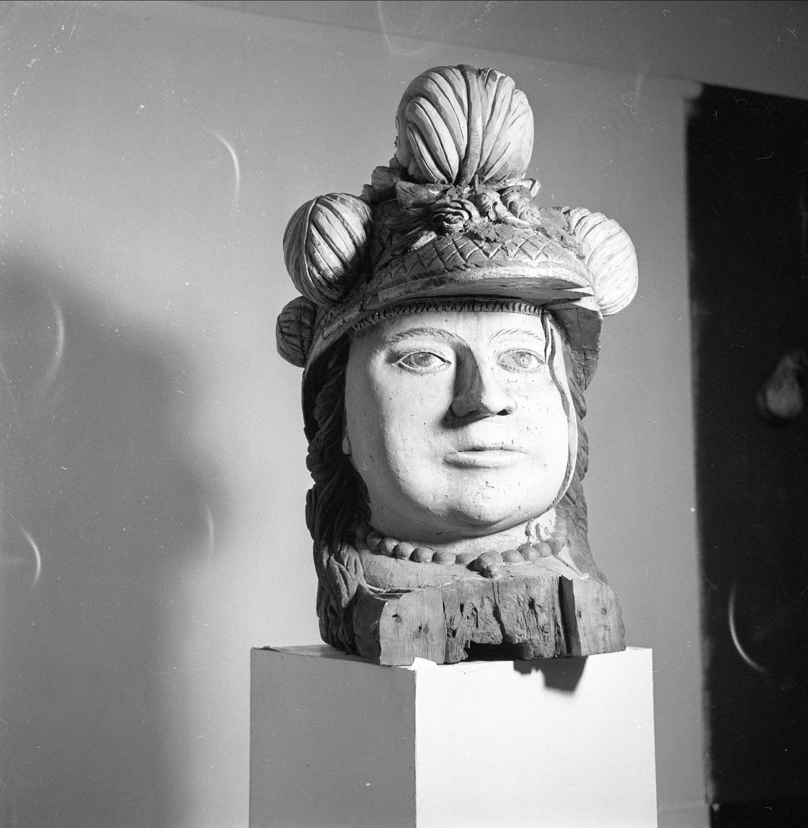 Norsk Sjøfartsmuseum, Bygdøy, Oslo, 30. april 1960, Skulptur.