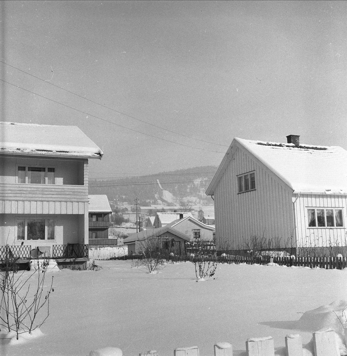 Lillehammer, Oppland. Boligstrøk.