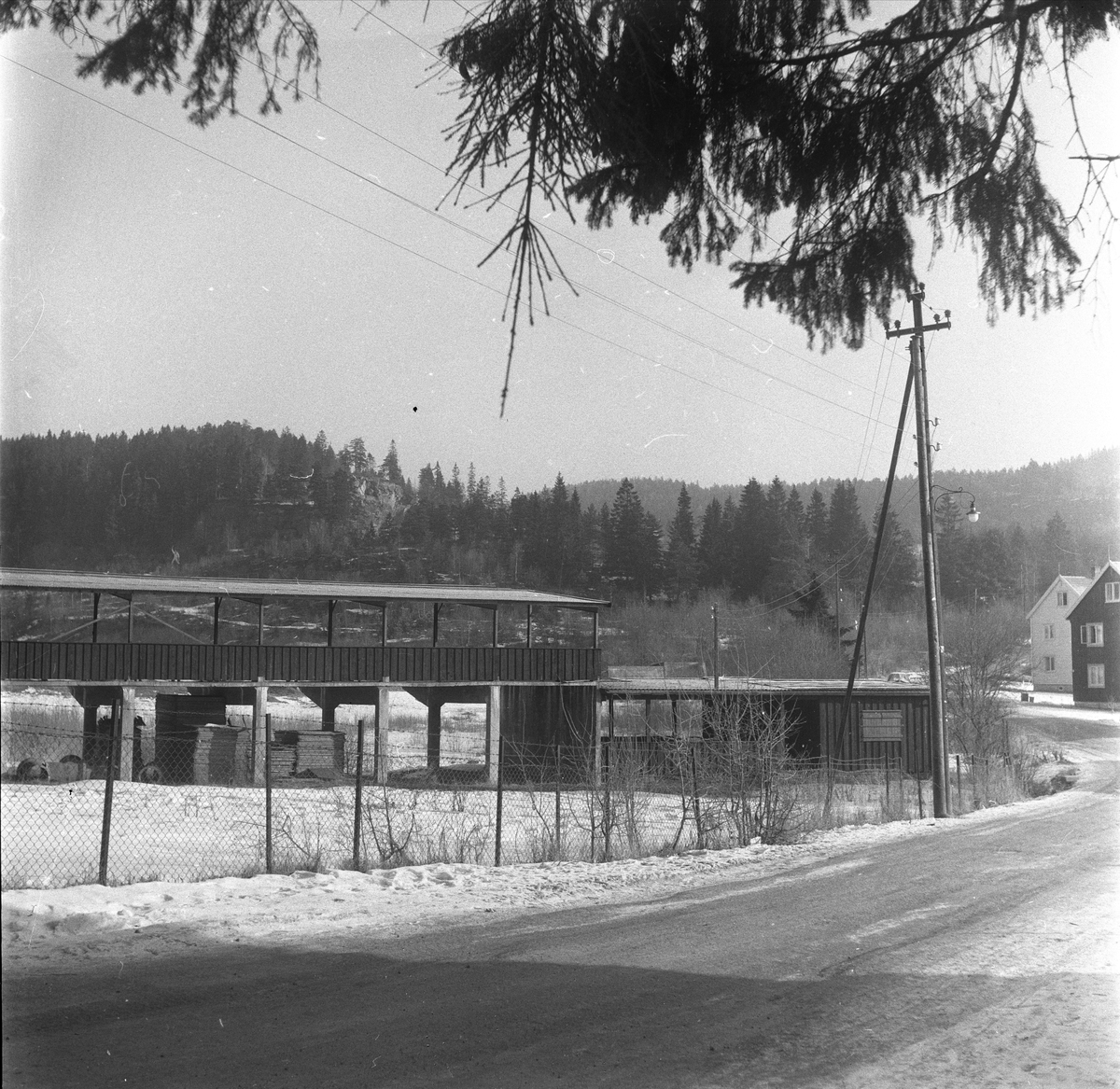 Stig, Oslo, 22.03.1955. Skytterbanen ved Stig.