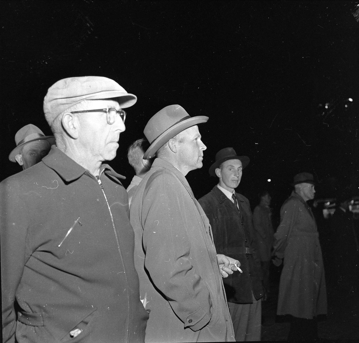Stortingsvalg, Oslo, 03.10.1957, Venstre på Youngstorget.