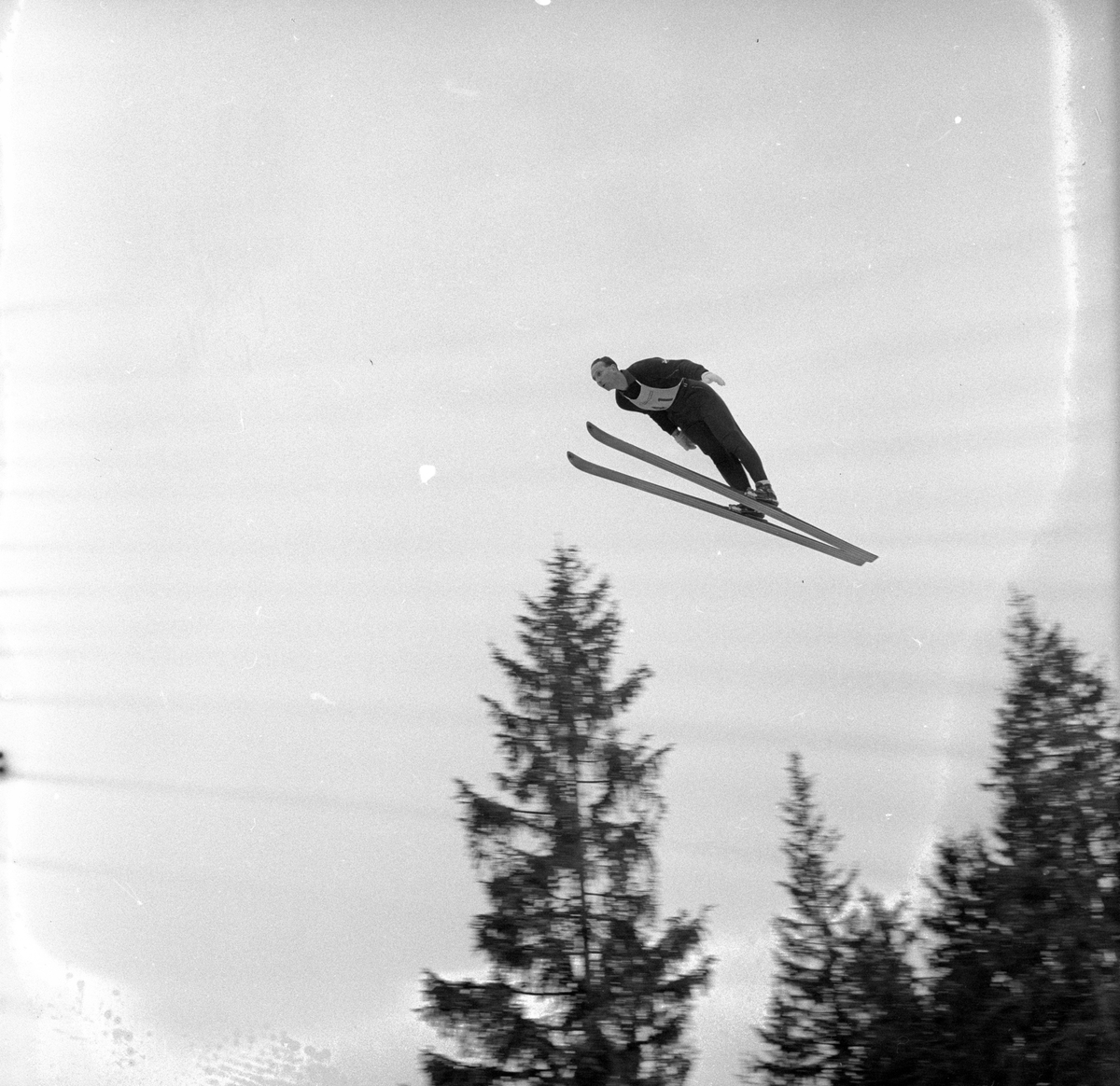 Modum, Vikersund, 10.03.1952, hopprenn i Vikersundbakken.