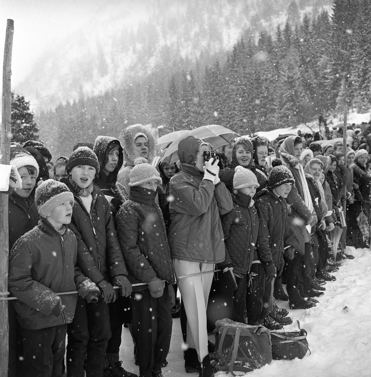 Hordaland, Voss, 1964, NM på ski  på Voss.