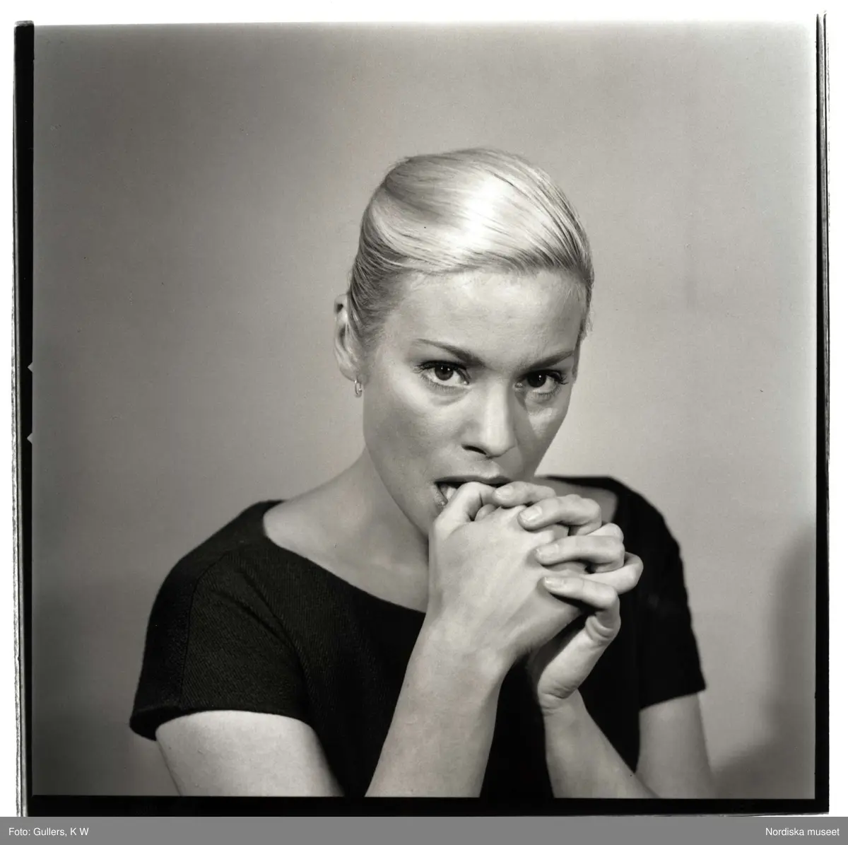 Porträtt av skådespelerskan Ingrid Thulin.