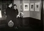 Prins Gustav Adolf och prinsessan Sibylla den 31 oktober 1935