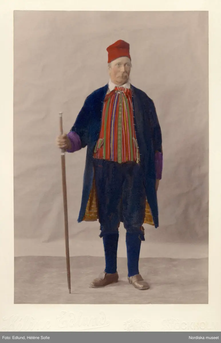 Festdräkt från Toarps socken Ås häradd Västergötland 1830.
