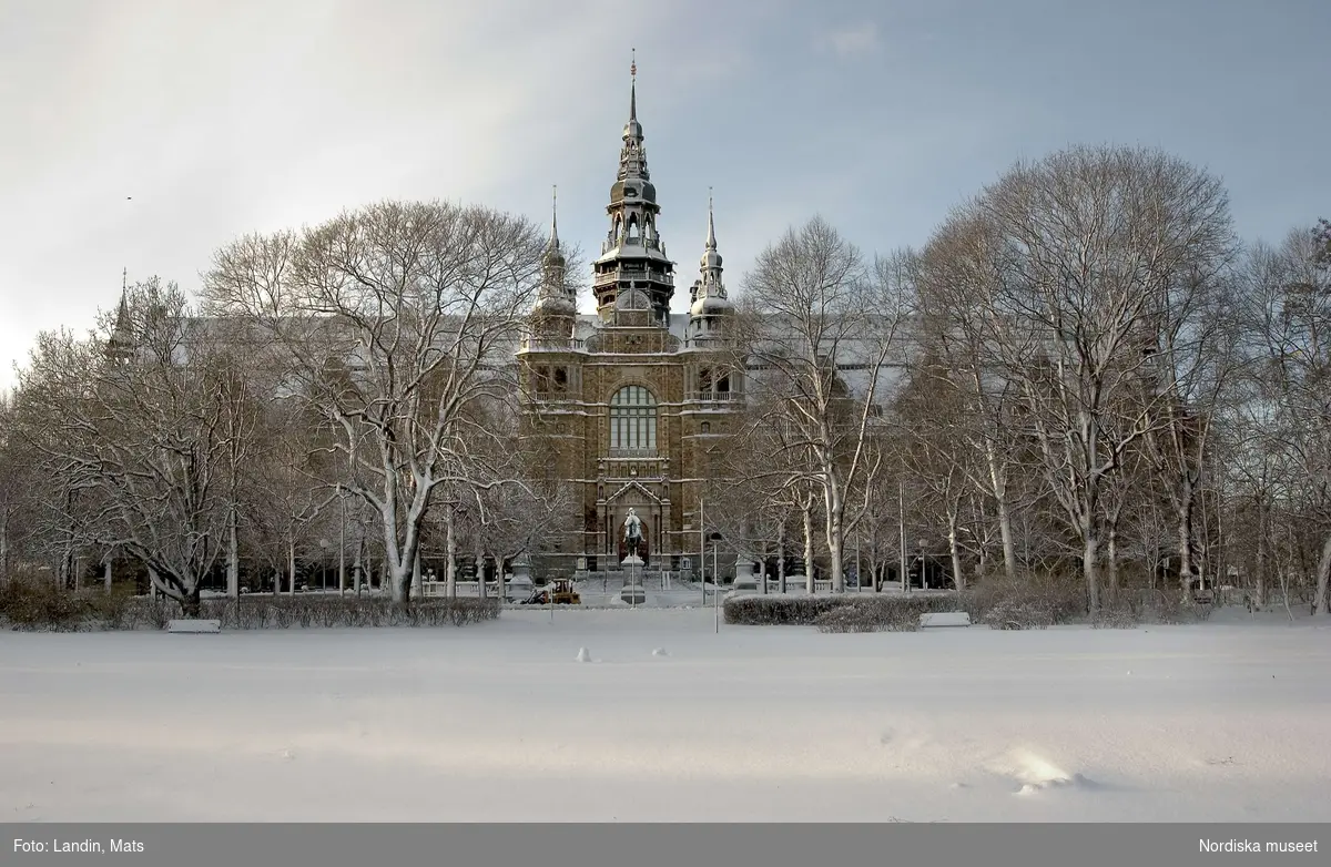 Nordiska museet, exteriör vinter 2004.