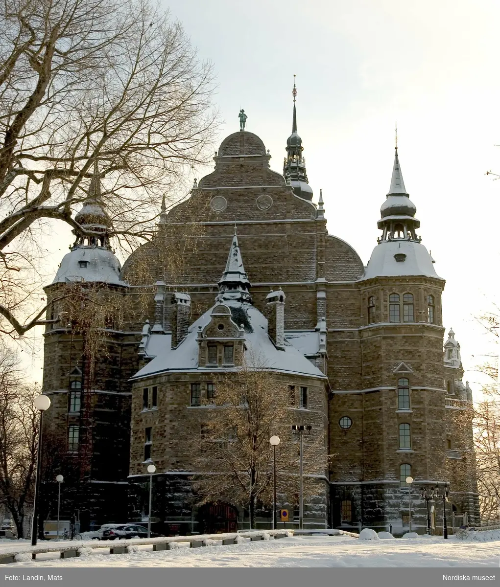 Nordiska museet, exteriör vinter 2004.