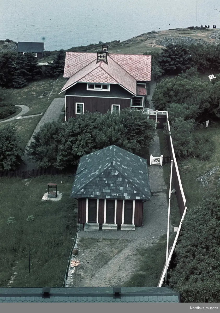 Bostadshus vid Kullens fyr, Skåne.