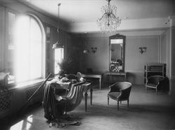 Interiör från Franska damskrädderiet på Nordiska Kompaniet, 