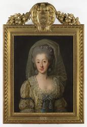 Oljemålning av Per Krafft d ä från 1782 föreställande drottn