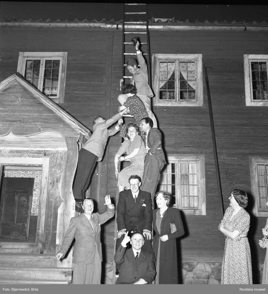 Gotthard Gustafssons (1902-1950) 40-års fest 1942.