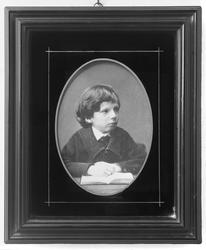 Ramat porträttfotografi föreställande Gunnar Hazelius (1874-