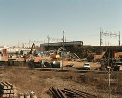 Stockholm, Västberga, Industriområde, industrispår. Järnväg 
