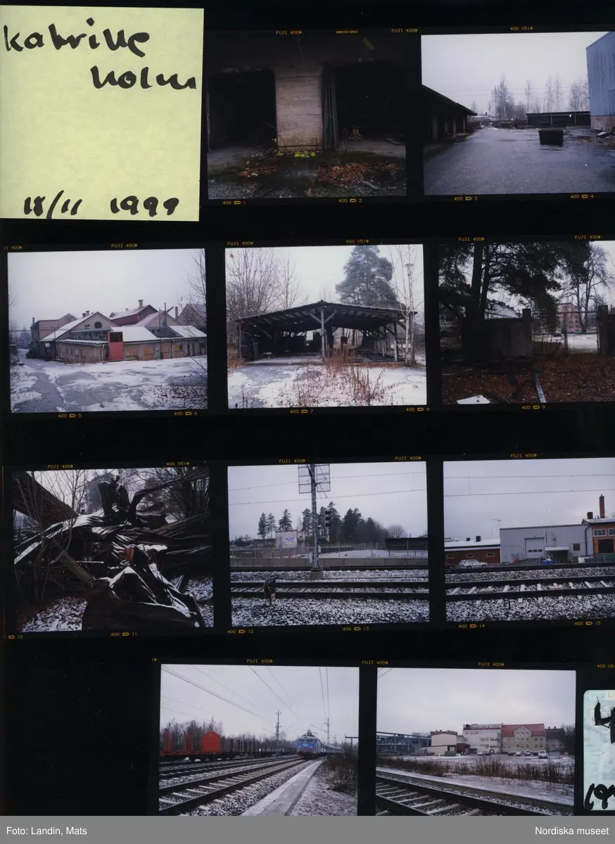 Katrineholm,  industrispår, industri, Järnväg, år 1999