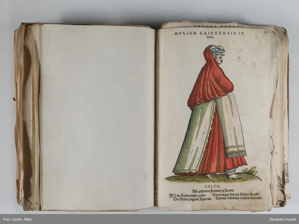 Bilder av och ur boken Trachtenbuch av Hans Weigel, tryckt 1577 i Nürnberg. Original i Nordiska museets bibliotek.

Habitvs Præcipvorvm Popvlorvm, Tam Virorvm Qvam fœminarum Singulari arte depicti.
Dräkt, dräktskick bilder från Europa, Afrika, Orienten och nya Amerika.