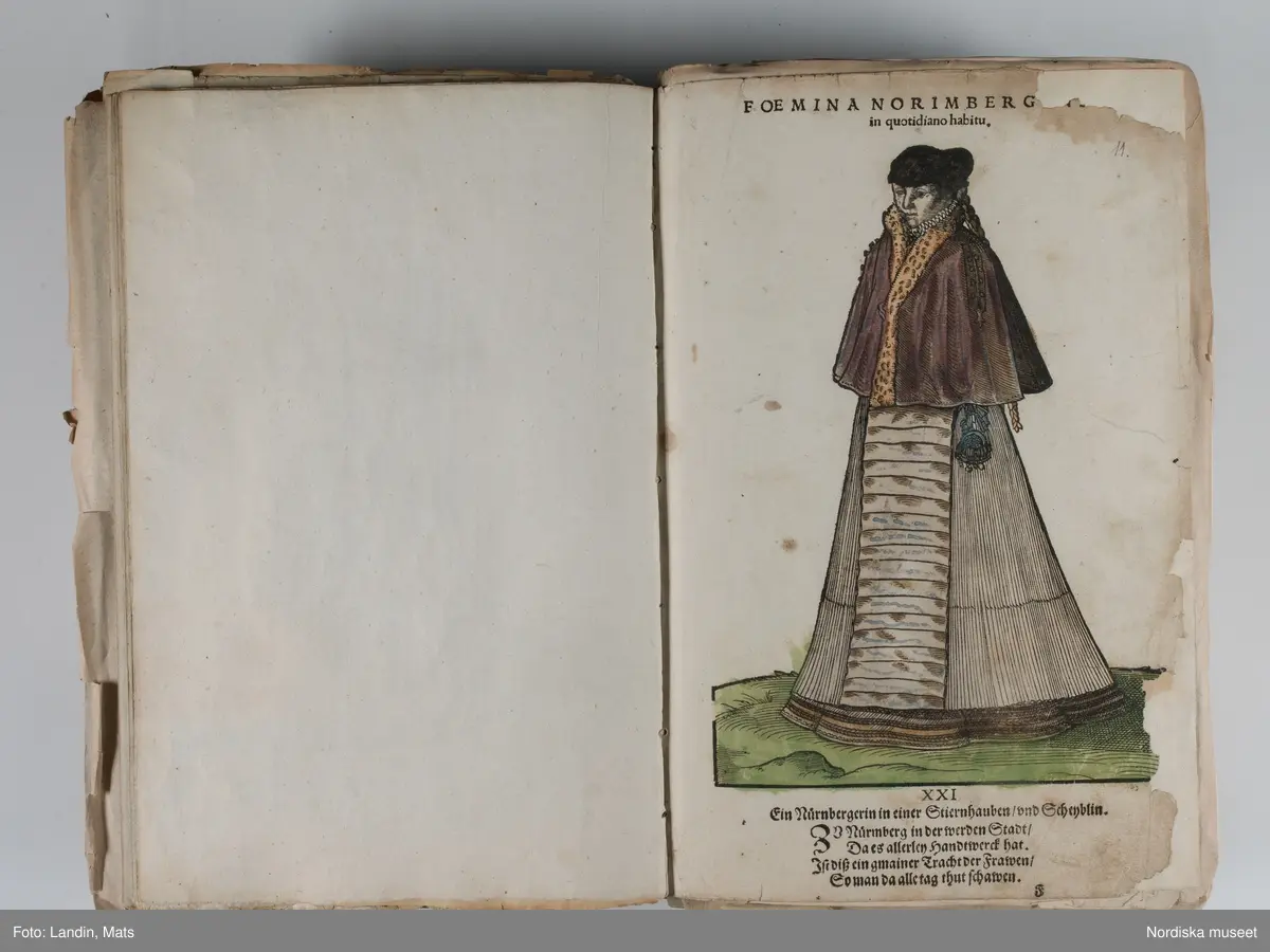 Bilder av och ur boken Trachtenbuch av Hans Weigel, tryckt 1577 i Nürnberg. Original i Nordiska museets bibliotek.

Habitvs Præcipvorvm Popvlorvm, Tam Virorvm Qvam fœminarum Singulari arte depicti.
Dräkt, dräktskick bilder från Europa, Afrika, Orienten och nya Amerika.