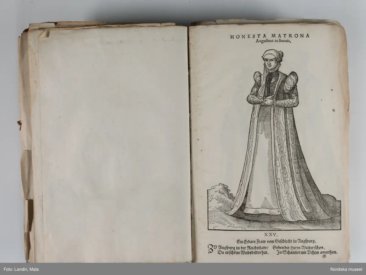 Bilder av och ur boken Trachtenbuch av Hans Weigel, tryckt 1577 i Nürnberg. Original i Nordiska museets bibliotek.

Habitvs Præcipvorvm Popvlorvm, Tam Virorvm Qvam fœminarum Singulari arte depicti.
Dräkt, dräktskick bilder från Europa, Afrika, Orienten och nya Amerika.