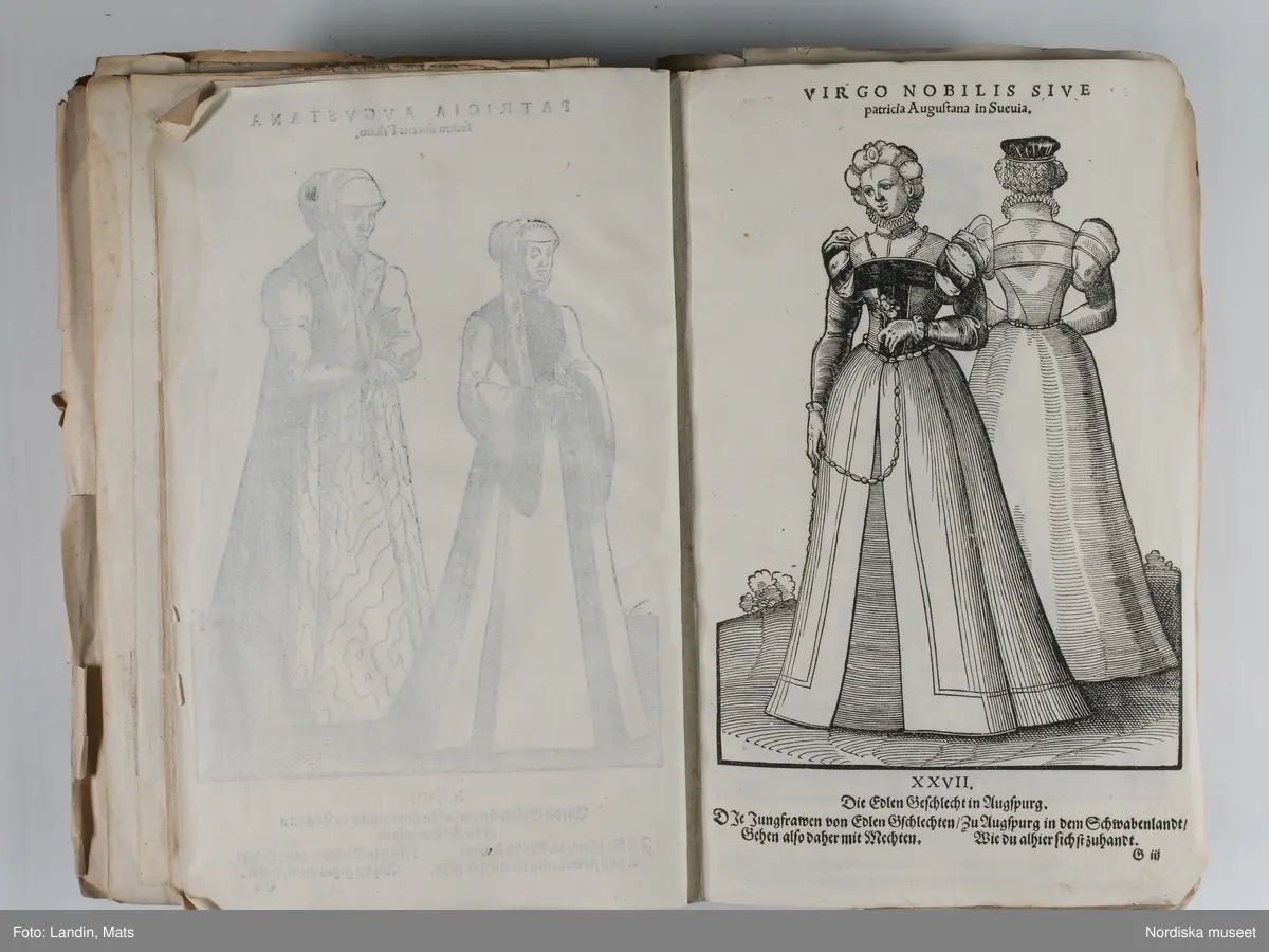 Bilder av och ur boken Trachtenbuch av Hans Weigel, tryckt 1577 i Nürnberg. Original i Nordiska museets bibliotek.

Habitvs Præcipvorvm Popvlorvm, Tam Virorvm Qvam fœminarum Singulari arte depicti.
Dräkt, dräktskick bilder från Europa, Afrika, Orienten och nya Amerika.
