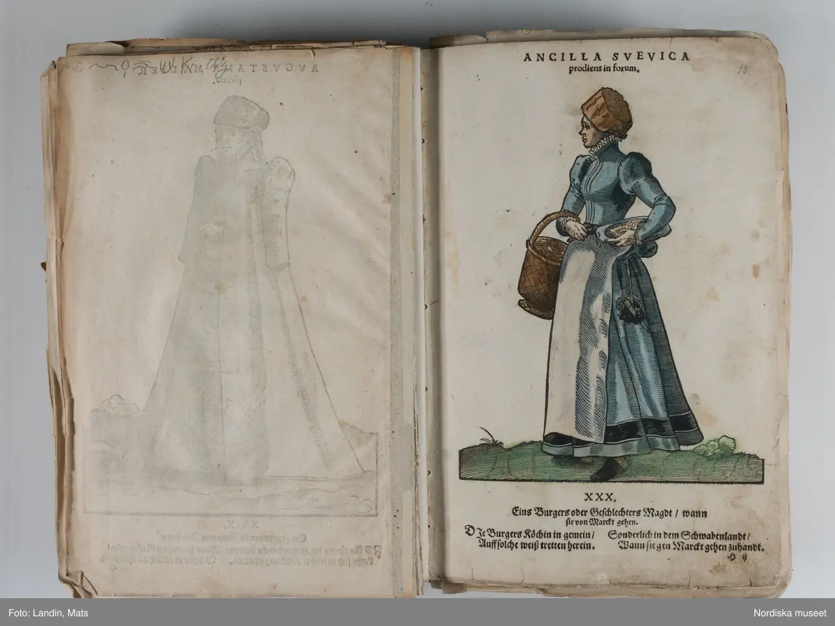Bilder av och ur boken Trachtenbuch av Hans Weigel, tryckt 1577 i Nürnberg. Original i Nordiska museets bibliotek.

Habitvs Præcipvorvm Popvlorvm, Tam Virorvm Qvam fœminarum Singulari arte depicti.
Dräkt, dräktskick bilder från Europa, Afrika, Orienten och nya Amerika.