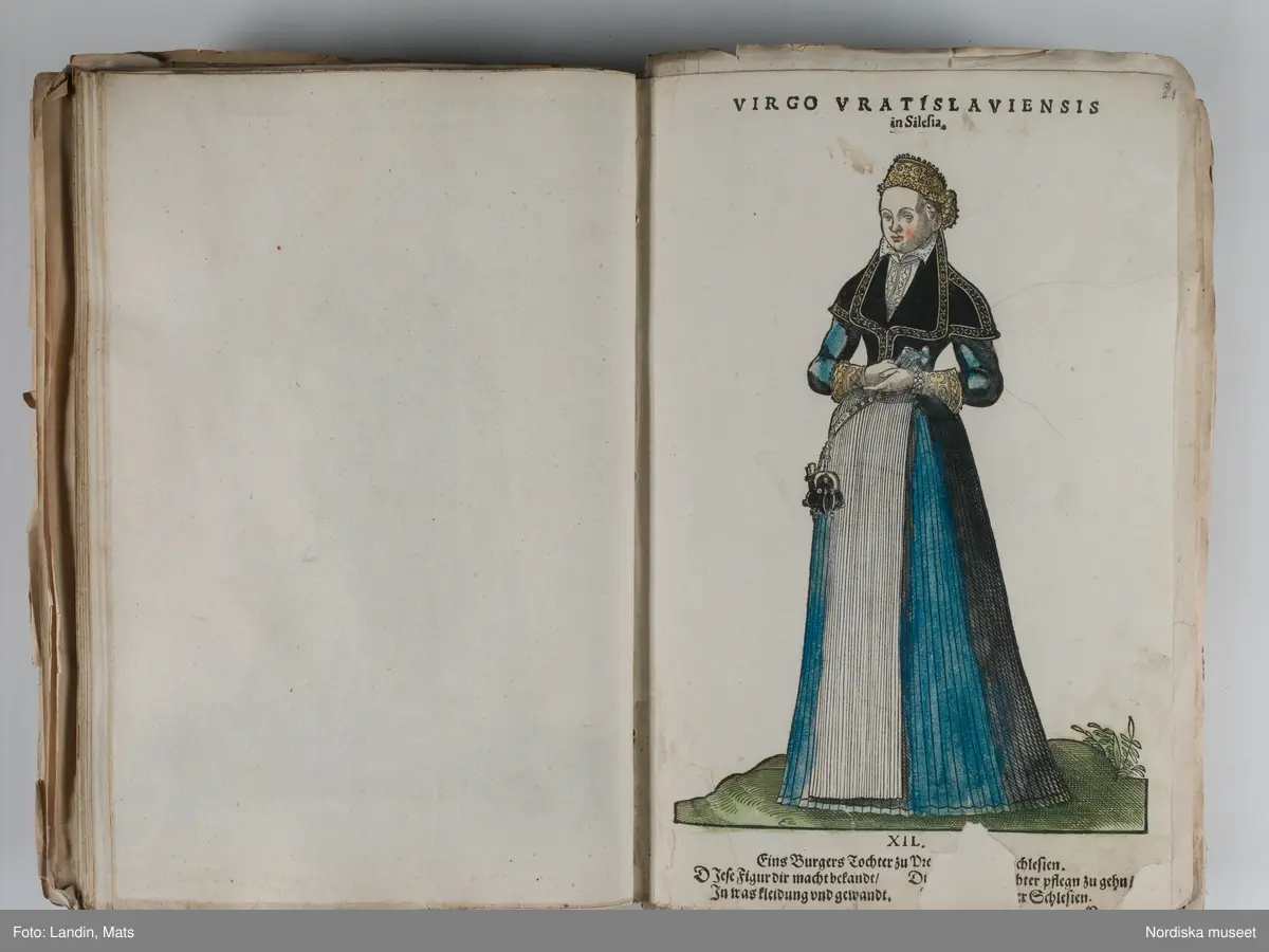 Bilder av och ur boken Trachtenbuch av Hans Weigel, tryckt 1577 i Nürnberg. Original i Nordiska museets bibliotek.

Habitvs Præcipvorvm Popvlorvm, Tam Virorvm Qvam fœminarum Singulari arte depicti.
Dräkt, dräktskick bilder från Europa, Afrika, Orienten och nya Amerika.