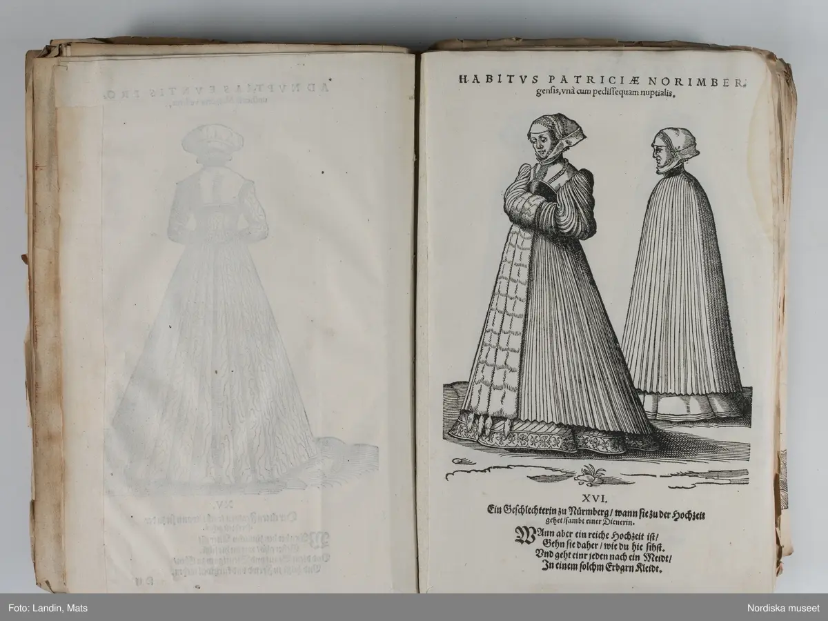 Bilder av och ur boken Trachtenbuch av Hans Weigel, tryckt 1577 i Nürnberg. Original i Nordiska museets bibliotek.

Habitvs Præcipvorvm Popvlorvm, Tam Virorvm Qvam fœminarum Singulari arte depicti.
Dräkt, dräktskick bilder från Europa, Afrika, Orienten och nya Amerika.